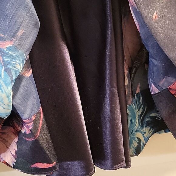 Karen Millen Pressed Floral Organdie Mini Dress US Size 10 NWT - Picture 12 of 16